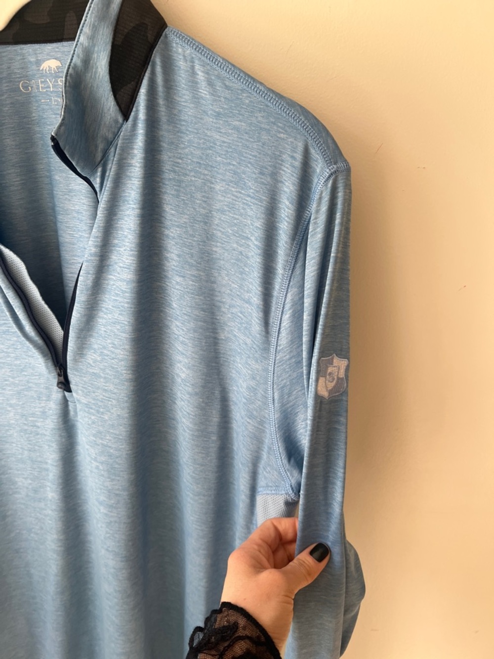 Greyson 1/4 Zip Mockneck Performance Shirt Golf Large L - Picture 11 of 11